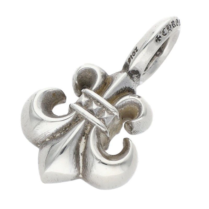 Chrome Hearts B Stack BS Fluer V2 BS Charm Silver Necklace Top