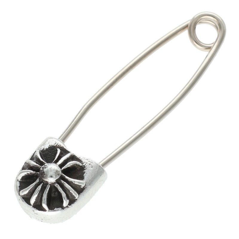 Chrome Hearts Safety Pin SM Small Pin Silver Necklace Top