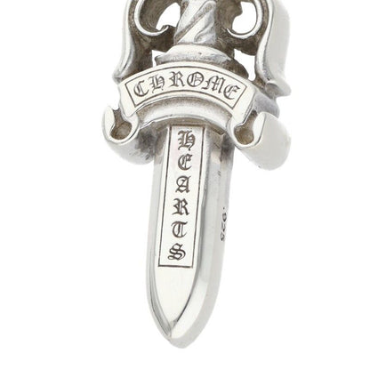 Chrome Hearts Double Dagger Silver Necklace Top — view 3