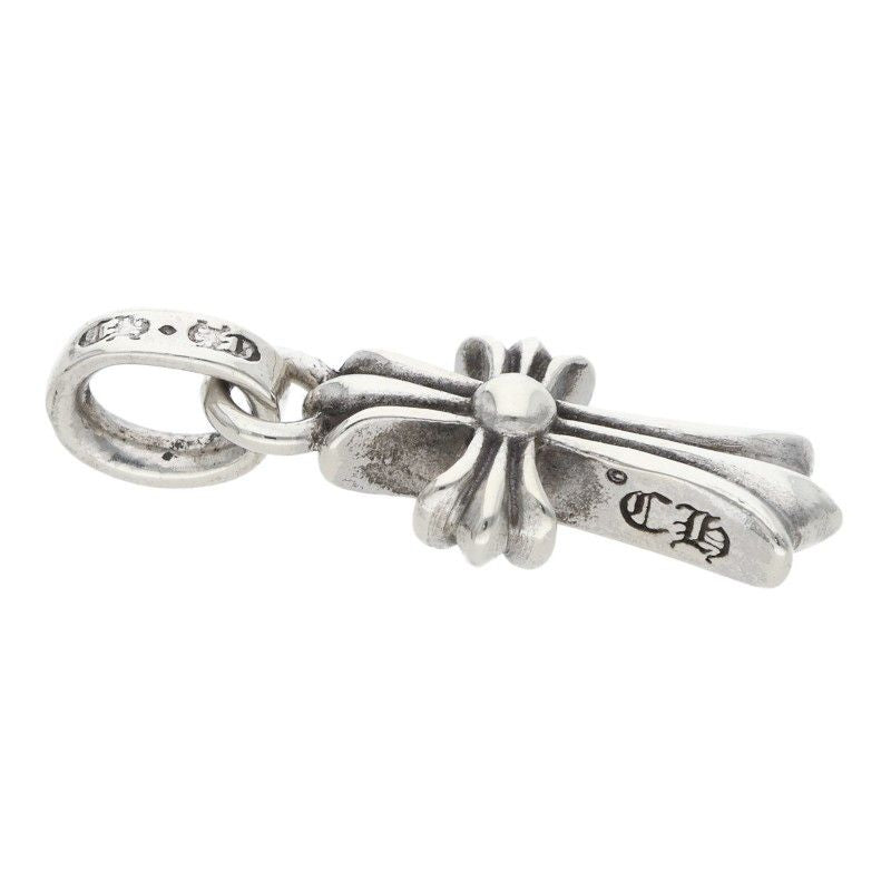 Chrome Hearts Crs Baby Fat Charm Silver Necklace Top — view 3