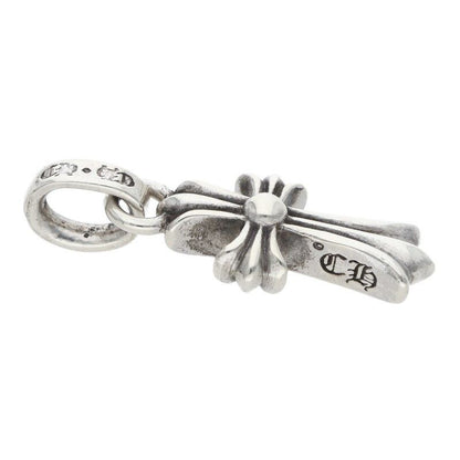 Chrome Hearts Crs Baby Fat Charm Silver Necklace Top — view 3