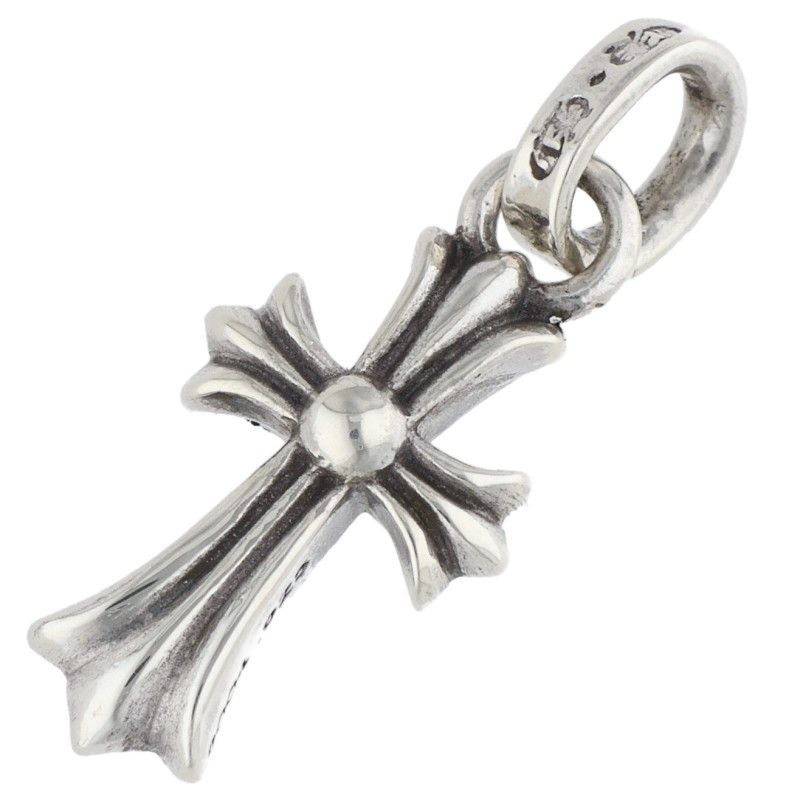 Chrome Hearts Crs Baby Fat Charm Silver Necklace Top