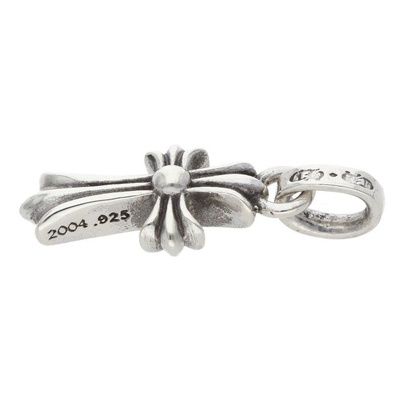 Chrome Hearts Crs Baby Fat Charm Silver Necklace Top — view 4