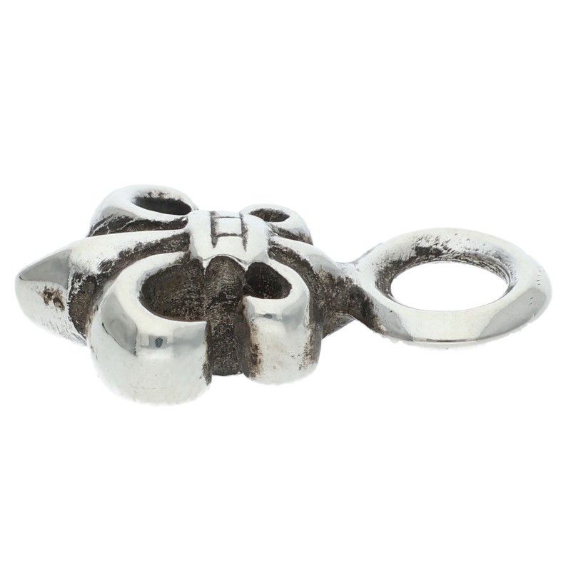 Chrome Hearts B Stack BS Fluer BS Charm Silver Necklace Top — view 5