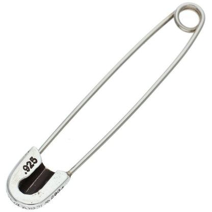 Chrome Hearts Safetypin LG Large Safety Pin 1 Diamond Silver Necklace Top — view 2