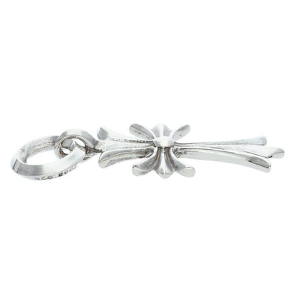 Chrome Hearts Tiny CH Cross Silver Necklace Top — view 4