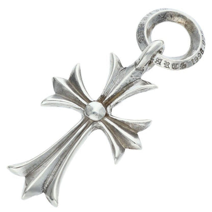 Chrome Hearts Tiny CH Cross Silver Necklace Top — view 2
