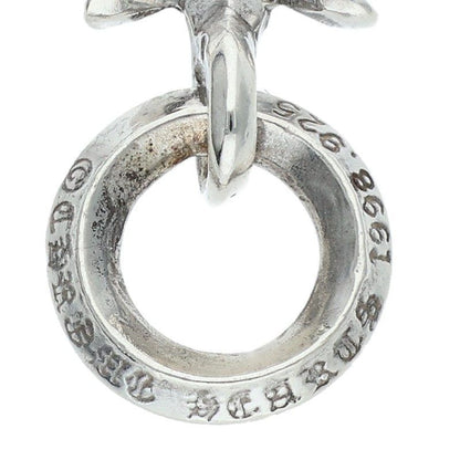 Chrome Hearts Tiny CH Cross Silver Necklace Top — view 3