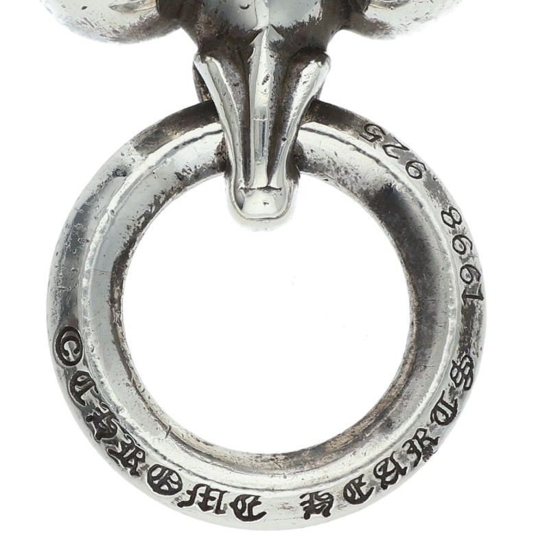 Chrome Hearts BS Fluer BS Pendant Silver Necklace — view 3