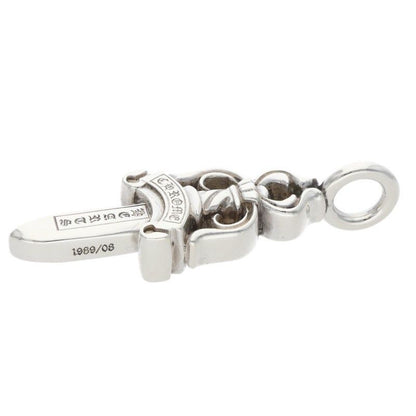 Chrome Hearts Double Dagger Pendant Silver Necklace — view 3