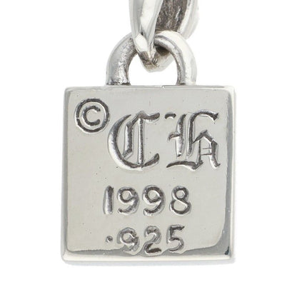 Chrome Hearts Framed CH Plus Charm Silver Necklace Top — view 3