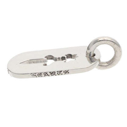 Chrome Hearts D Tag Sml CO Dag Cutout Dagger Dog Tag Silver Necklace Top Small — view 5
