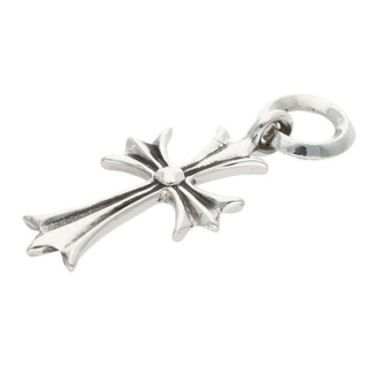 Chrome Hearts Tiny CH Cross Silver Necklace Top — view 5