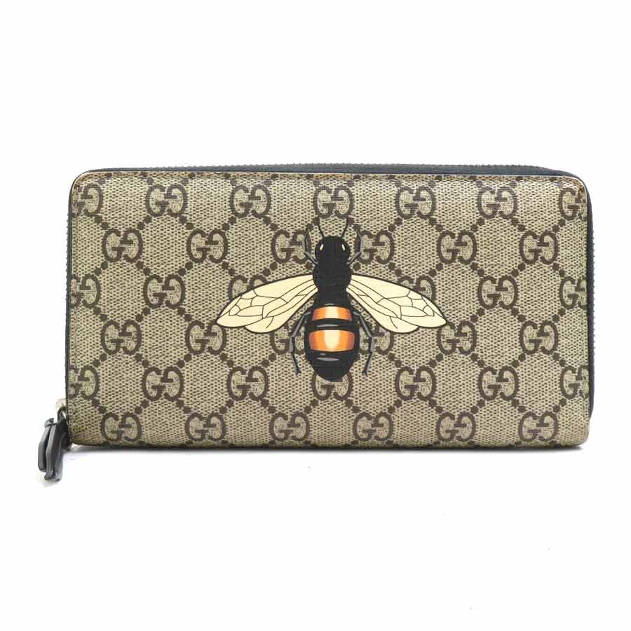 Gucci Zip Around Wallet Bee