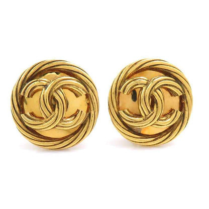 Chanel Earrings CC Logo