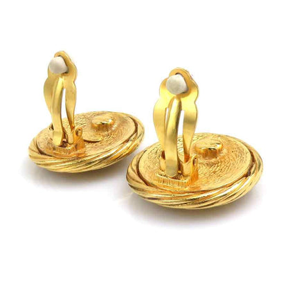 Chanel Earrings CC Logo — view 4