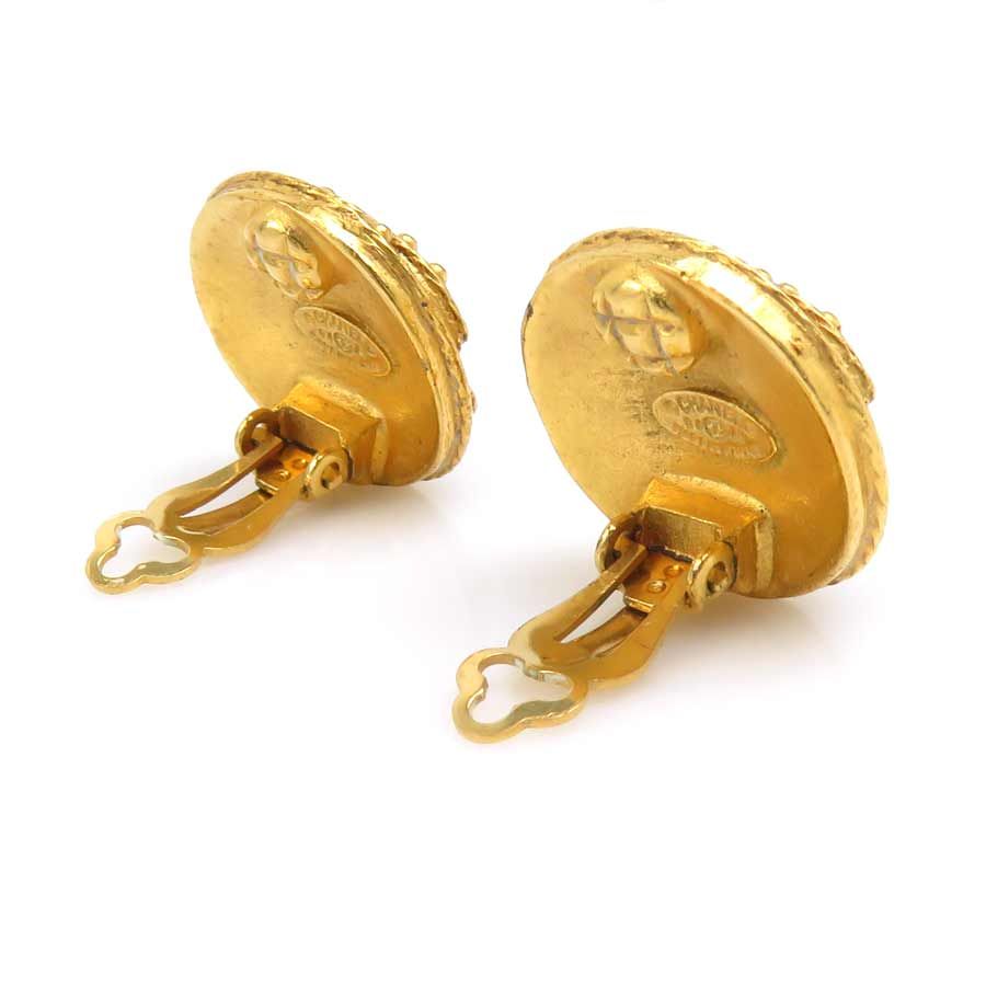 Chanel Earrings CC Logo — view 3