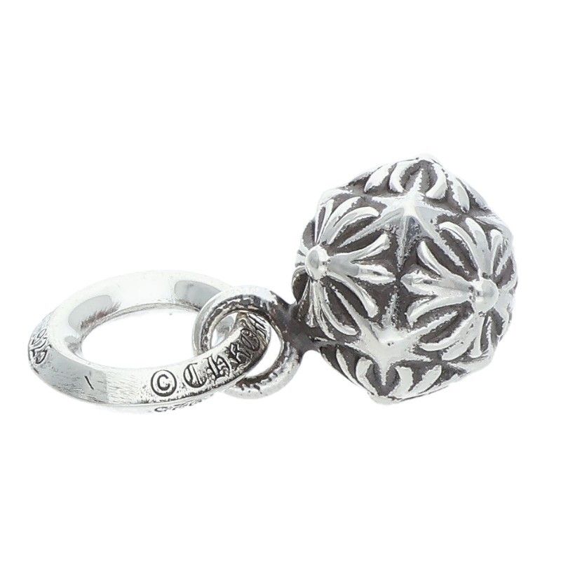 Chrome Hearts Pyramid Plus Ball Pendant Necklace — view 3