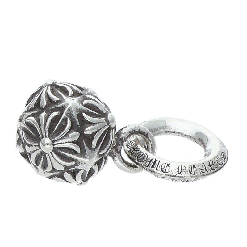 Chrome Hearts Pyramid Plus Ball Pendant Necklace — view 4