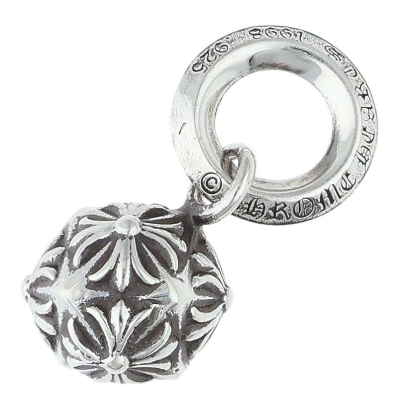 Chrome Hearts Pyramid Plus Ball Pendant Necklace — view 2
