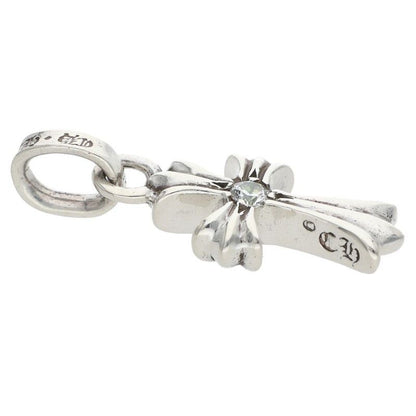 Chrome Hearts Crs Baby Fat Dmnd Fat 1 Diamond on Both Sides Charm Silver — view 3