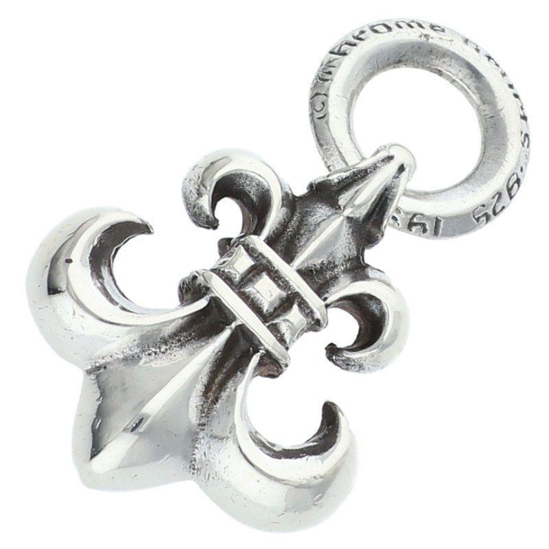 Chrome Hearts BS Fluer Charm BS Vintage Silver Necklace Top — view 2
