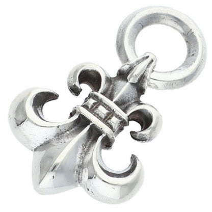 Chrome Hearts BS Fluer Charm BS Vintage Silver Necklace Top