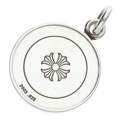 Chrome Hearts Chrm Angl Mdl Angel Medal Charm V1 Silver Necklace Top — view 2
