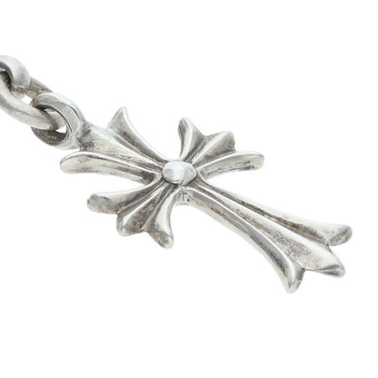 Chrome Hearts Tny CH Crs 1 Ball Tiny CH Cross Vintage Charm Silver Necklace Top — view 5