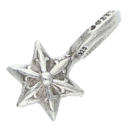 Chrome Hearts Stack Star V2 Charm Silver Necklace Top — view 2