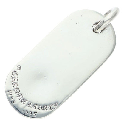 Chrome Hearts Raised Star Dogtag Dog Tag Silver Necklace Top — view 2