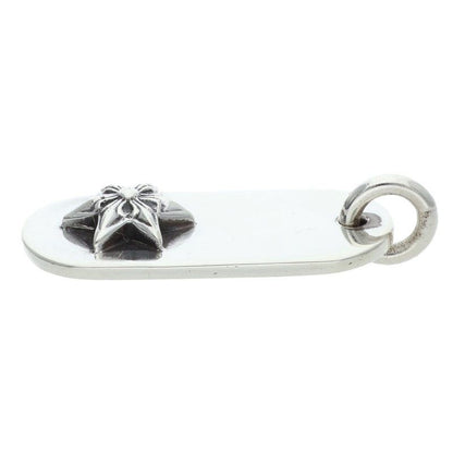 Chrome Hearts Raised Star Dogtag Dog Tag Silver Necklace Top — view 5