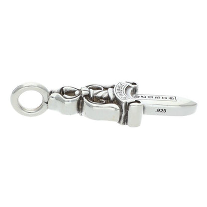 Chrome Hearts Double Dagger Pendant Silver Necklace — view 5