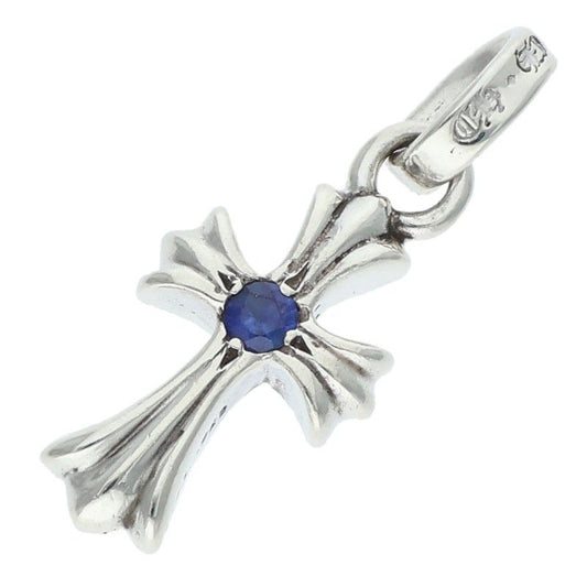 Chrome Hearts Crs Baby Fat Sap Fat 1 Saffiano Charm Silver Necklace Top