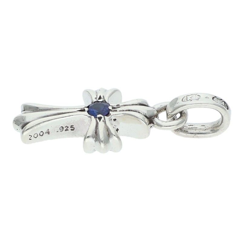 Chrome Hearts Crs Baby Fat Sap Fat 1 Saffiano Charm Silver Necklace Top — view 4