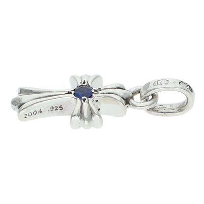 Chrome Hearts Crs Baby Fat Sap Fat 1 Saffiano Charm Silver Necklace Top — view 4