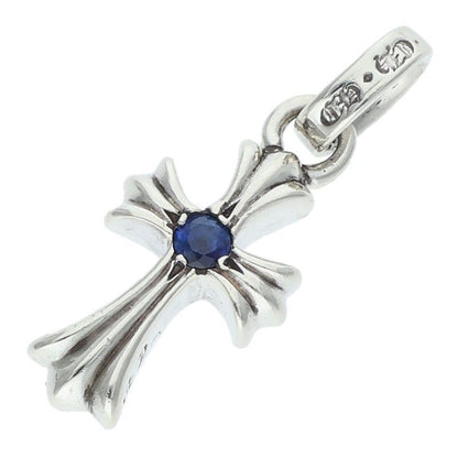 Chrome Hearts Crs Baby Fat Sap Fat 1 Saffiano Charm Silver Necklace Top — view 2