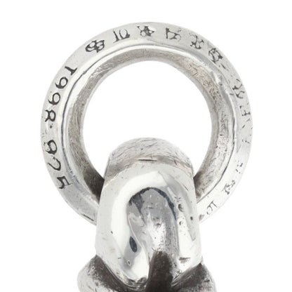 Chrome Hearts LT Swivel Lip and Tan Charm Silver Necklace Top — view 3