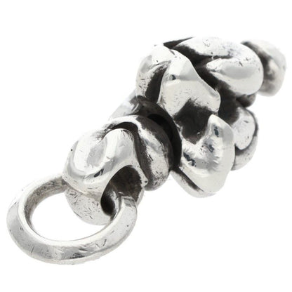 Chrome Hearts LT Swivel Lip and Tan Charm Silver Necklace Top — view 4