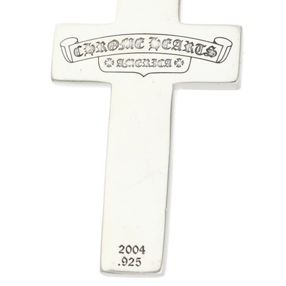 Chrome Hearts Frmd Crs Multi Flamed Cross Pendant Silver Necklace — view 3