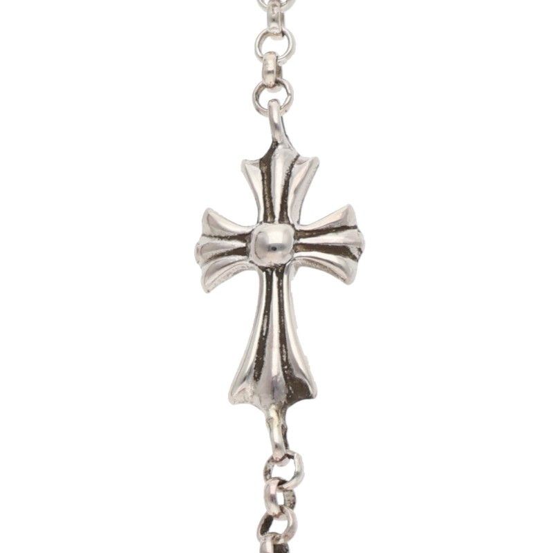 Chrome Hearts Chn Bby Fat Baby Fat Chain Silver Bracelet — view 3