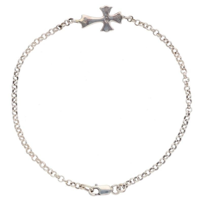 Chrome Hearts Chn Bby Fat Baby Fat Chain Silver Bracelet — view 2