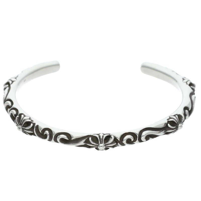 Chrome Hearts Bangle Sbt Band Silver Bracelet