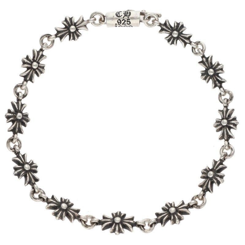 Chrome Hearts Tny CH Pls Tiny Ech Plus Silver Bracelet