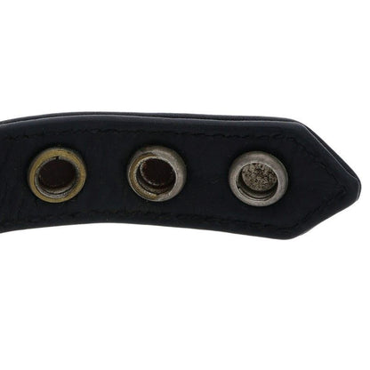Chrome Hearts Cross Ball 3 Button 2 Snap Leather Bracelet — view 5