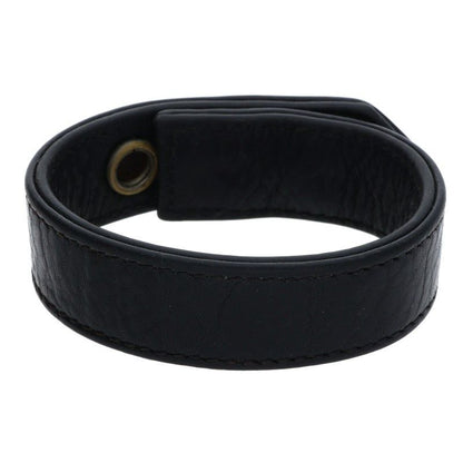 Chrome Hearts Cross Ball 3 Button 2 Snap Leather Bracelet — view 2