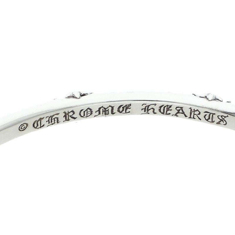 Chrome Hearts Bangle Sbt Band Silver Bracelet — view 3