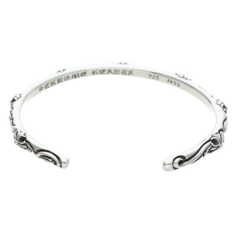Chrome Hearts Bangle Sbt Band Silver Bracelet — view 2