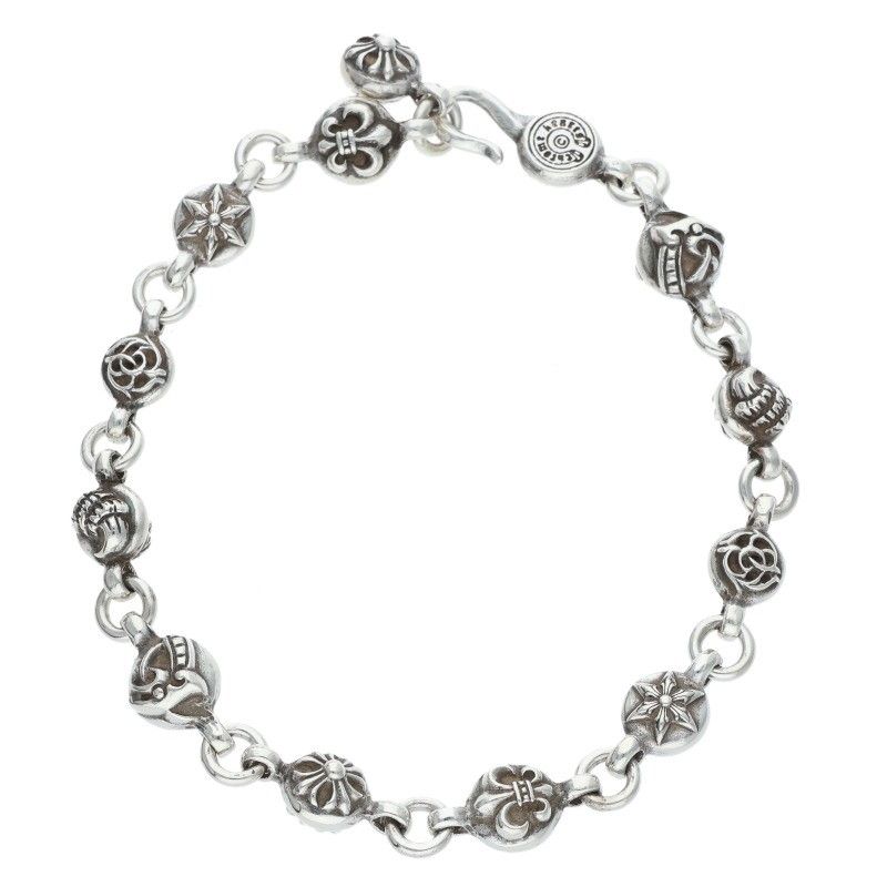 Chrome Hearts No1 Multi Ball Silver Bracelet