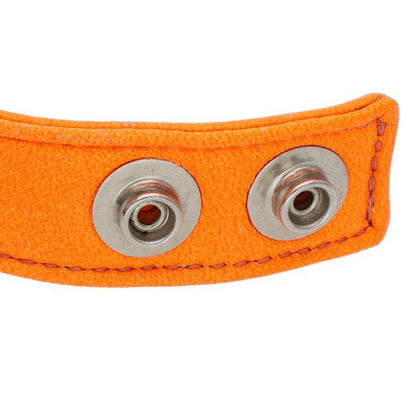 Chrome Hearts Cross Ball 3 Button 2 Snap Leather Bracelet — view 5